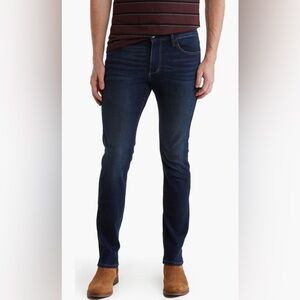 Joe’s Jeans Men’s The Slim Fit Aldo Dark Wash 36 Mid-Rise Tapered Denim Faded